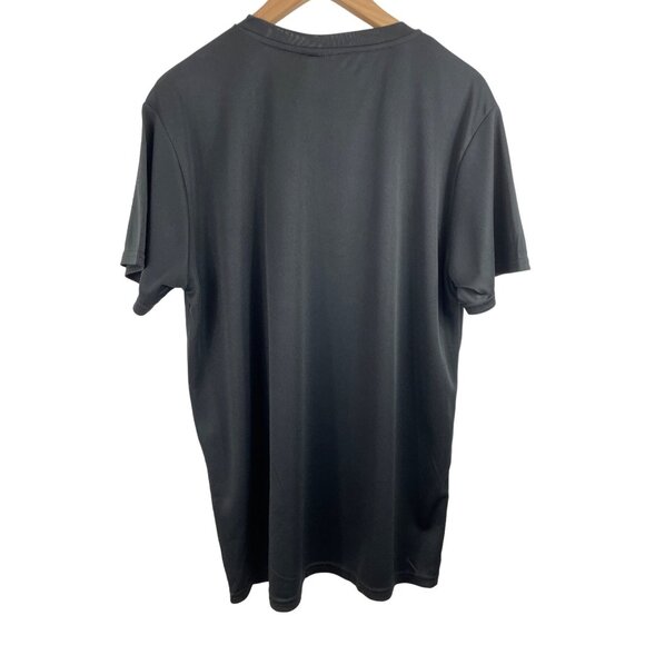 God Bless America Womens Size Large Black Dri Fit Floral Patriotic Theme T-Shirt - Picture 2 of 7